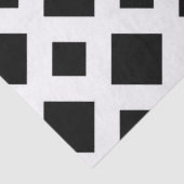 Zwarte diamanten op wittepapier tissuepapier (Detail)