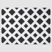 Zwarte diamanten op wittepapier tissuepapier (Voorkant)