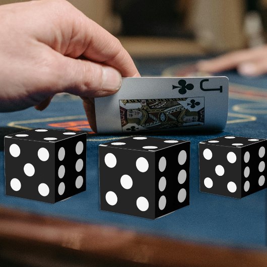 Zwarte Dice Bedankdoosjes