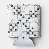 Zwarte Dice Blikjeskoeler (Achterkant)