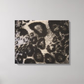 ZWARTE DIERLIJKE AFDRUKKING CANVAS AFDRUK (Voorkant)
