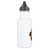 Zwarte Dierpootafdruk Waterfles (Links)