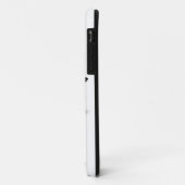 Zwarte dikke kat in nood Case-Mate iPhone case (Achterkant/links)