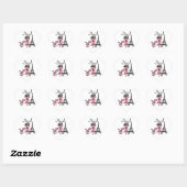 Zwarte Diva van het Haar Hart Sticker (Vel)