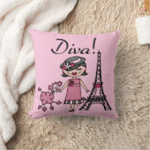 Zwarte Diva van het Haar Kussen (Deken)