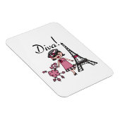 Zwarte Diva van het Haar Magneet (Rechterzijde)