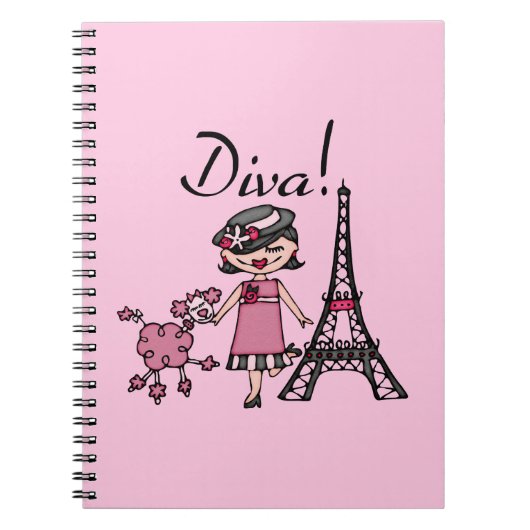 Zwarte Diva van het Haar Notitieboek (Voorkant)