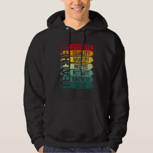 Zwarte docent opleider Afro-Amerikaanse Zwarte Ges Hoodie