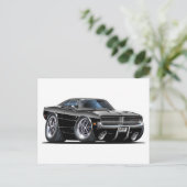 Zwarte Dodge-lader Briefkaart (Staand voorkant)