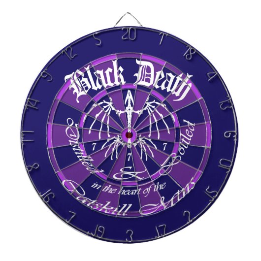 Zwarte Dood 777 - Catskill Mountains Dartbord (Voorkant)