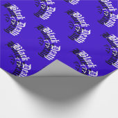 Zwarte Dood 777 Logo Cadeaupapier (Hoek)
