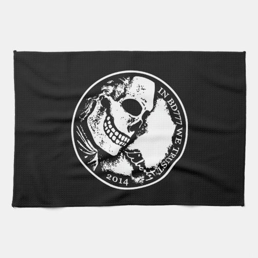 Zwarte Dood 777 - Vrijheid Theedoek (Horizontaal)