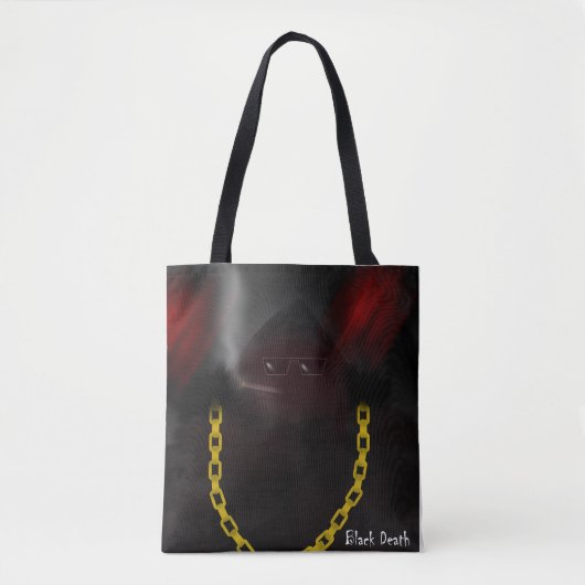 Zwarte Dood Boodschappentas Tote Bag (Voorkant)