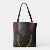 Zwarte Dood Boodschappentas Tote Bag (Achterkant)
