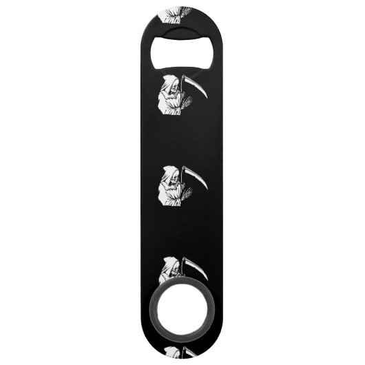 zwarte dood speed flessenopener (Achterkant)
