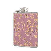 Zwarte doorn takken paars geel heupfles (Links)