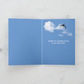 zwarte dop met tassel in de lucht kaart (Binnen)