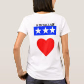 ZWARTE DOUGLAS LADIES T T-SHIRT (Achterkant)