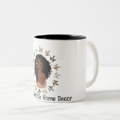 Zwarte, Dove Vrouw mok in ASL ontwerp. (Voorkant rechts)