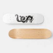 Zwarte draak 7 3/4-inch skateboard deck (Horizontaal)