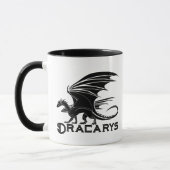 Zwarte Draak “Dracarys” Power Mok (Links)