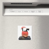 Zwarte draak hatching magneet (Insitu (Vaatwasser))