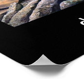 zwarte draak poster (Hoek)