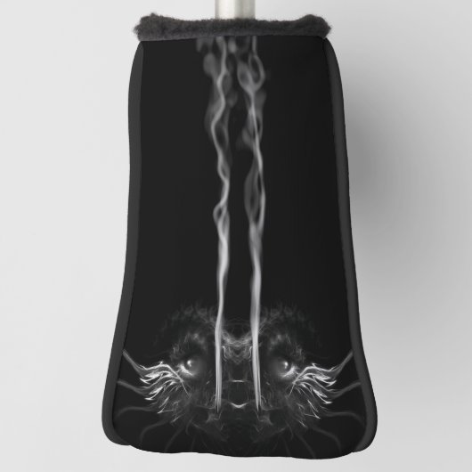 Zwarte Draak Rook Golfheadcover (Draai 90)