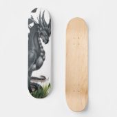 zwarte draak skateboard (Voorkant)