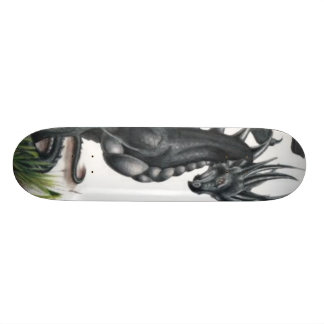 zwarte draak skateboard