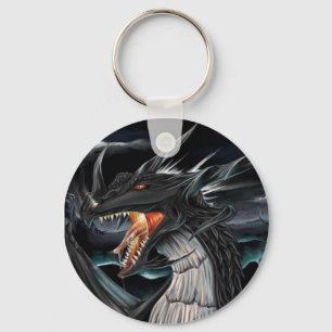 Zwarte Draak Sleutelhanger