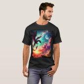 Zwarte draak t-shirt (Voorkant volledig)