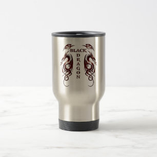 Zwarte Draak Tumbler Reisbeker