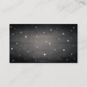 Zwarte draden Halloween Plaatskaartje (Achterkant)