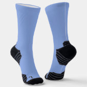 Zwarte Dragon blauwe high performance sokken (Gebogen)