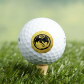 Zwarte dragon Gold Vein Callaway Warbird golfballe Golfballen (Insitu Shirt)