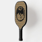 Zwarte Dragon goudkartonnen paddle (Links)