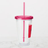 Zwarte dragon-koraalacryltumbler acryl drinkbeker (Rechts)
