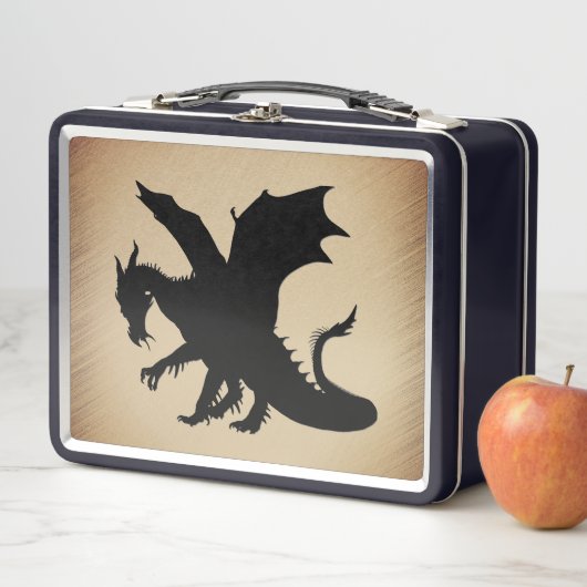 Zwarte Dragon Rustic Achtergrond (In situ)