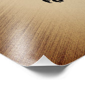 Zwarte Dragon Rustic Achtergrond Foto Afdruk (Hoek)