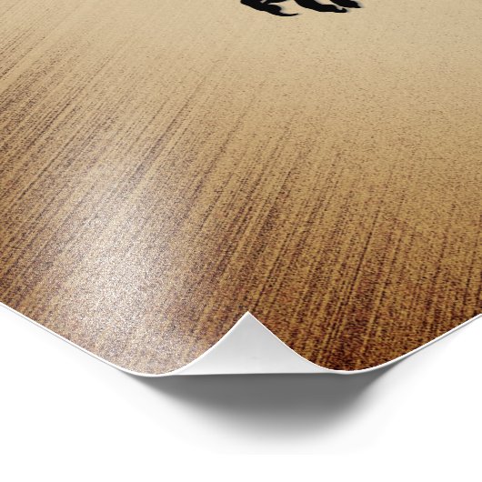 Zwarte Dragon Rustic Achtergrond Foto Afdruk (Hoek)