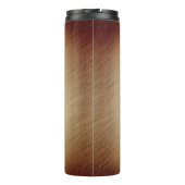 Zwarte Dragon Rustic Achtergrond Thermosbeker (Achterkant)