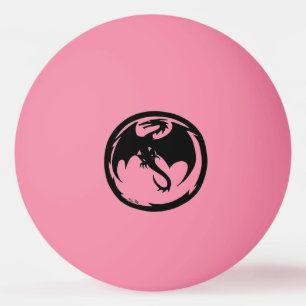 Zwarte Dragon sinaasappel gloed 1 ster pongbal Pingpongbal
