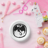 Zwarte Dragon witte papieren kommen (Feest)