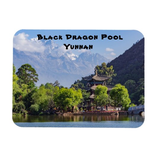 Zwarte Drakemeer - Yunnan, China Magneet (Horizontaal)