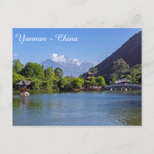 Zwarte Drakenpool, Shigu, Yunnan - China Briefkaart