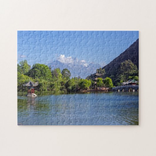 Zwarte Drakenpool, Shigu, Yunnan - China Legpuzzel (Horizontaal)