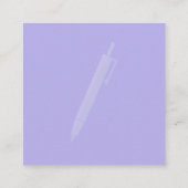 ZWARTE DRIEHOEK, 2,5 x 2,5-inch Visitekaartje (Achterkant)