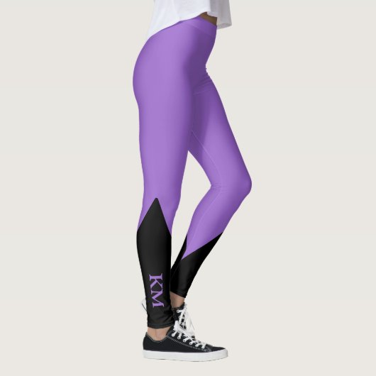 Zwarte driehoek | INITIAAL | Amethist Leggings (Rechts)