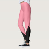 Zwarte driehoek | INITIAAL | Zalmroze Leggings (Links)